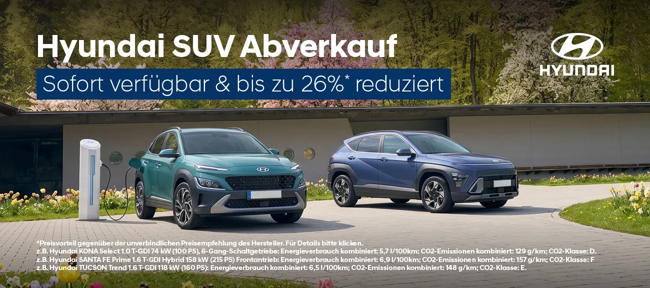 Hyundai SUV Abverkauf