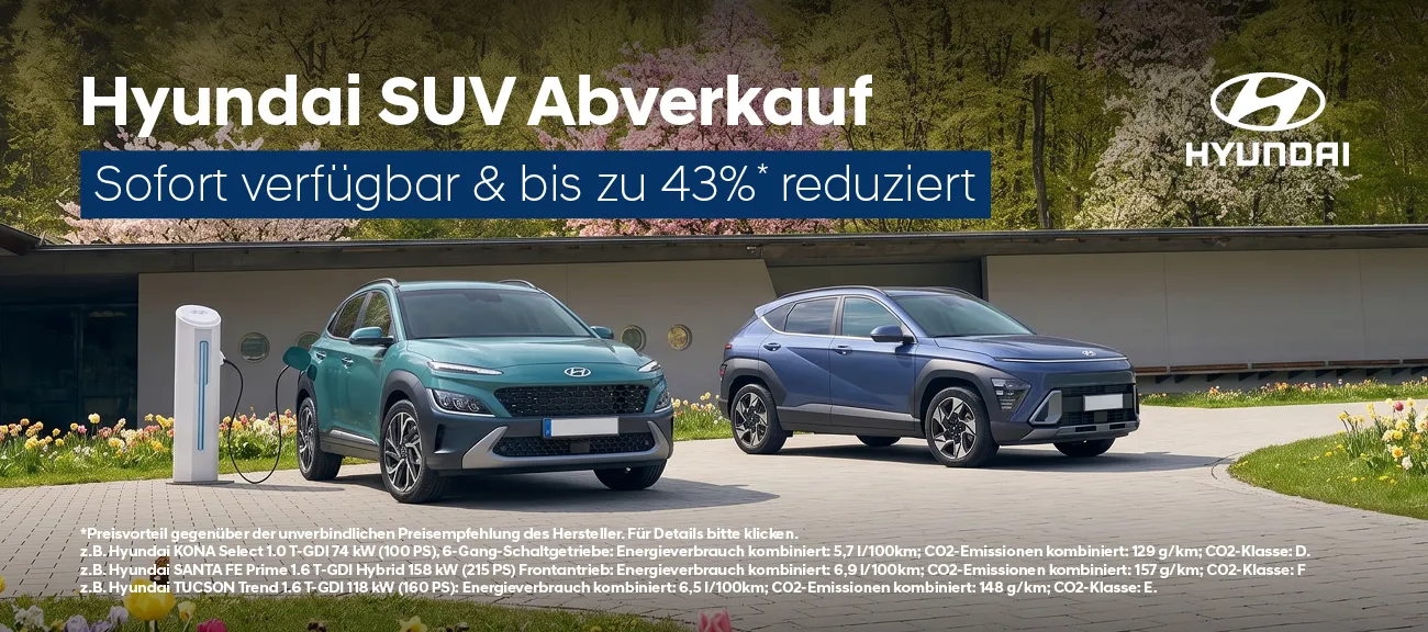 Hyundai SUV Abverkauf