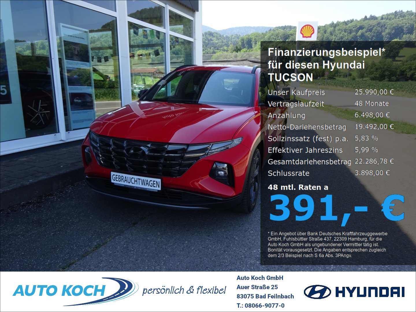TUCSON Blackline Mild-Hybrid 1.6 GDI Turbo 150PS (+48V) 7-DCT 2WD Blackl Navi Digitales Cockpit