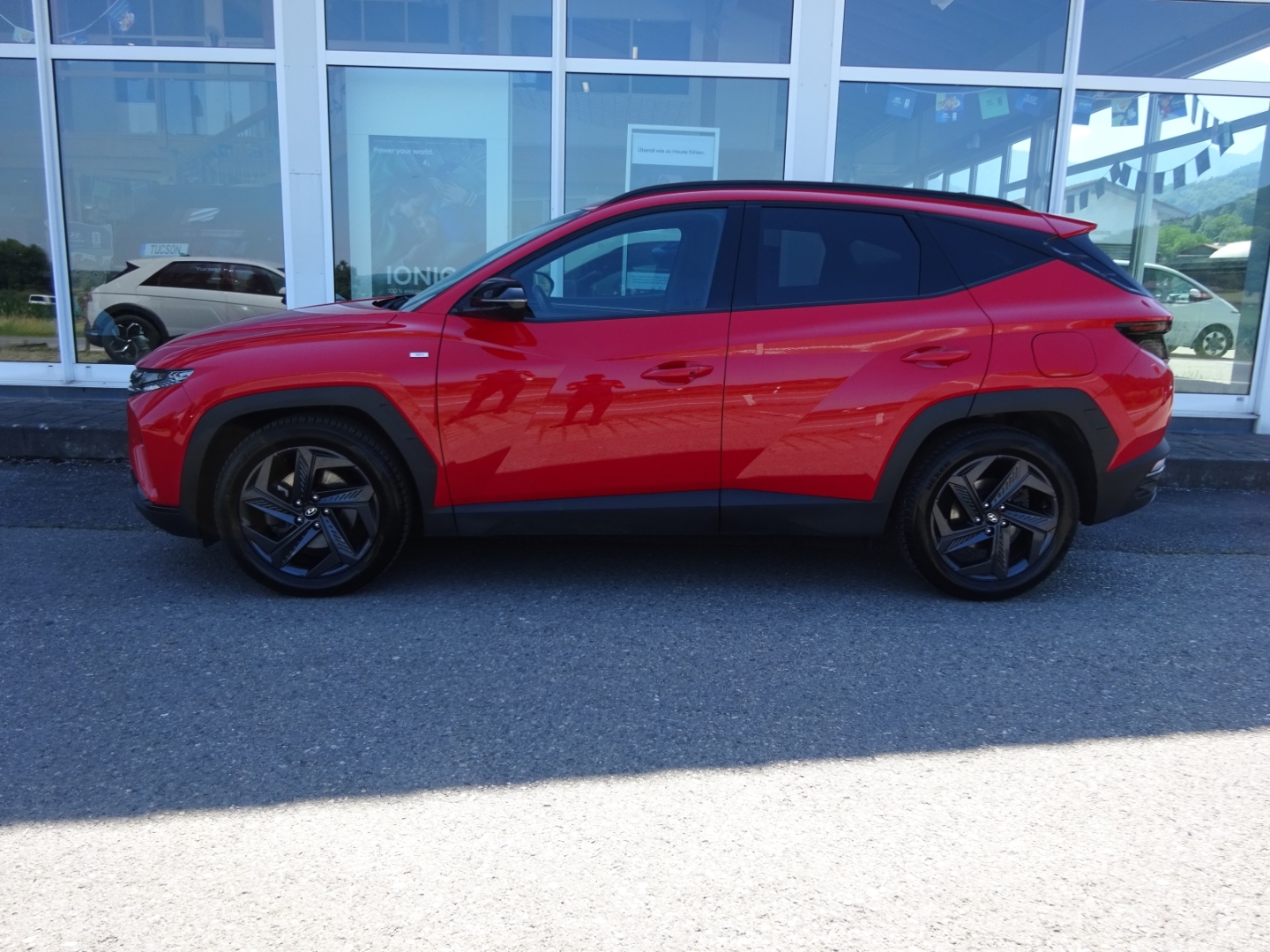 TUCSON Blackline Mild-Hybrid 1.6 GDI Turbo 150PS (+48V) 7-DCT 2WD Blackl Navi Digitales Cockpit