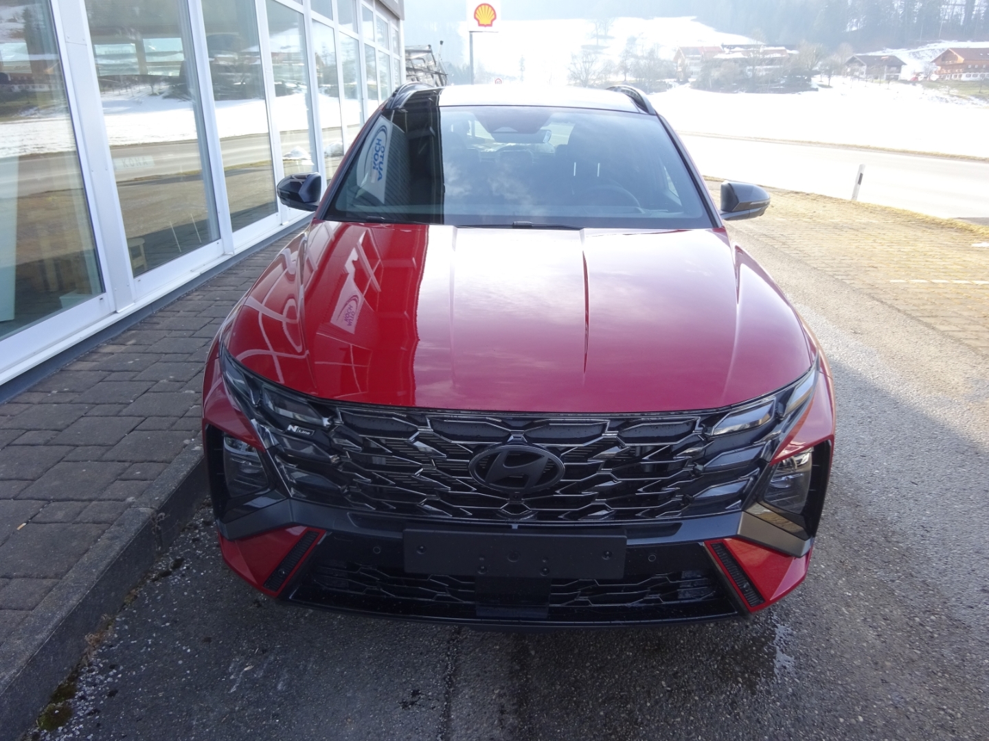 TUCSON Line X Hybrid FL HEV (MY26) 1.6 T-GDi (239 PS) 6-AT 4WD N HUD El. Panodach