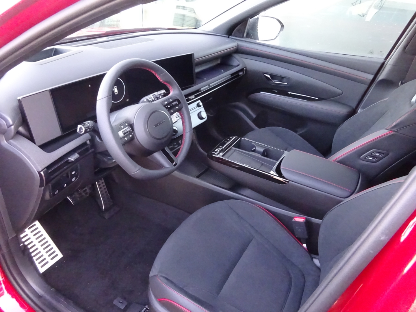 TUCSON Line X Hybrid FL HEV (MY26) 1.6 T-GDi (239 PS) 6-AT 4WD N HUD El. Panodach