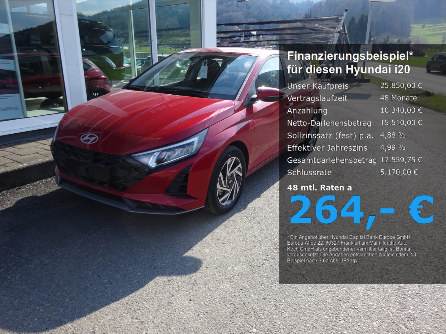 i20 FL (MY26) 1.0 T-GDI (90 PS) 6-MT 2WD Trend Kom