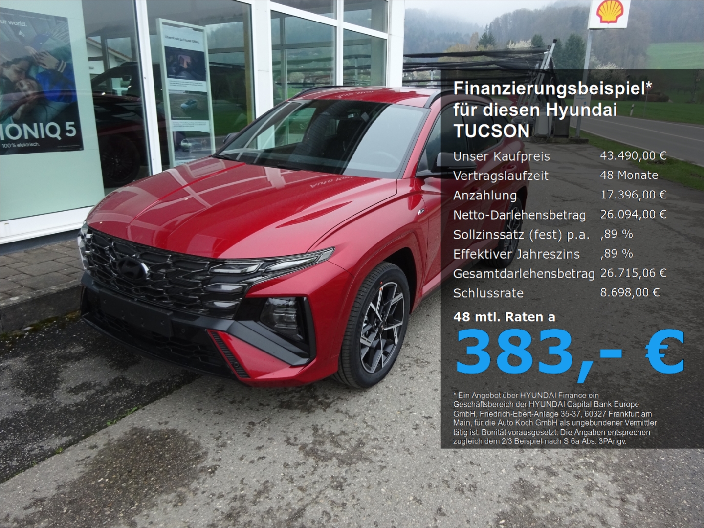 TUCSON Line FL (MY26) 1.6 T-GDI (180 PS) 7-DCT 4WD N Li...