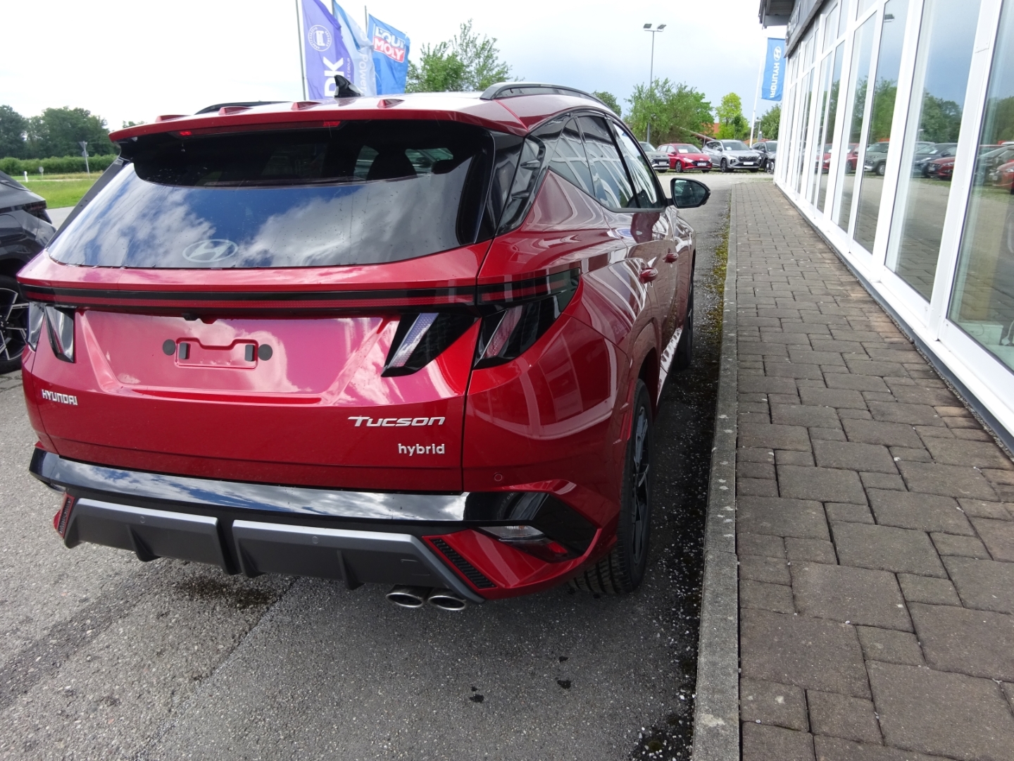 TUCSON Line X Hybrid T-GDI EU6e FL HEV (MY27) 1.6 T-GDi (239 PS) 6-AT 2WD N HUD El. Panodach