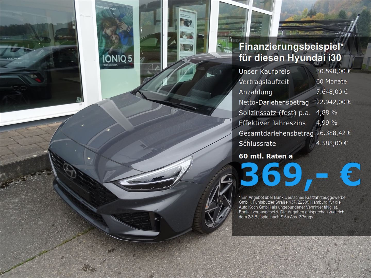 i30 N Line Mild-Hybrid Sportpaket Navi Digitales Cockpi...