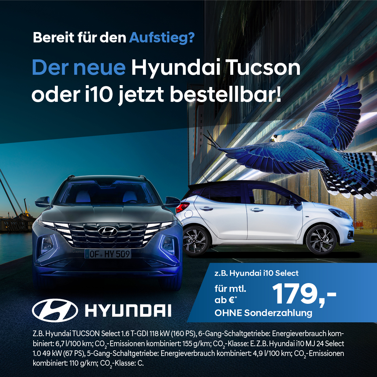 Der Hyundai TUCSON & i10