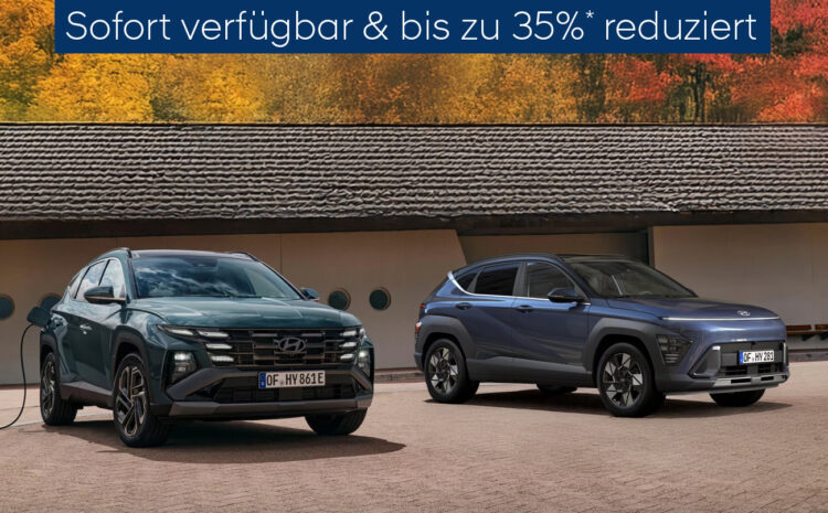  Hyundai SUV Abverkauf