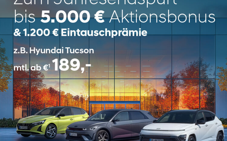  Hyundai Jahresendspurt Aktionsbonus