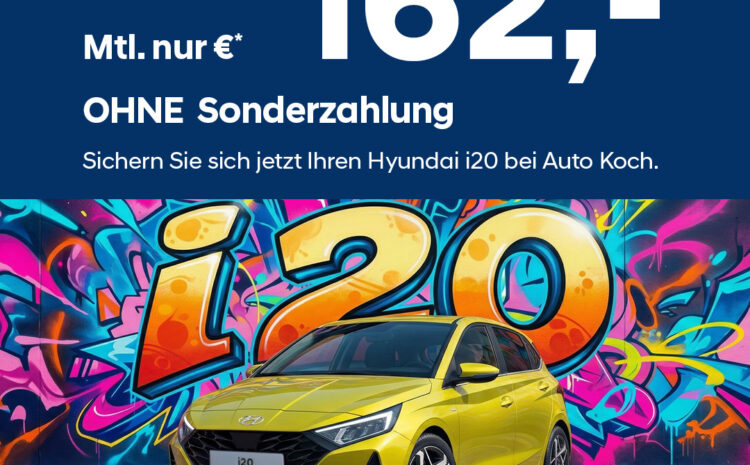  Hyundai i20 Leasing