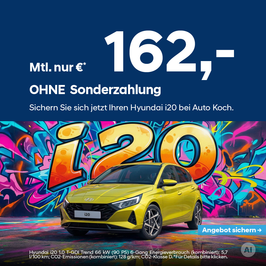 BEITRAGSBILD HYUNDAI i20 LEASING Q3