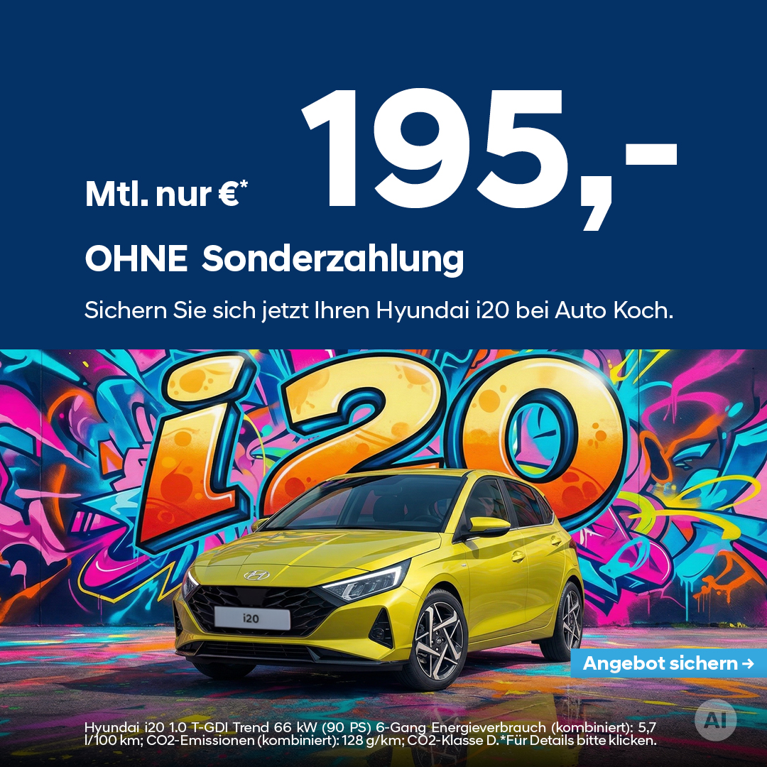 BEITRAGSBILD HYUNDAI i20 POWERLEASING Q4 2026